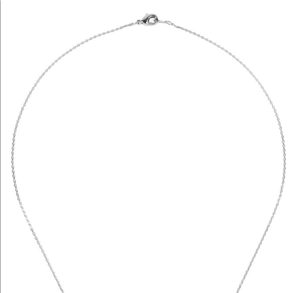 SILVER LOTUS FLOWER CAST PENDANT NECKLACE - Picture 3 of 4